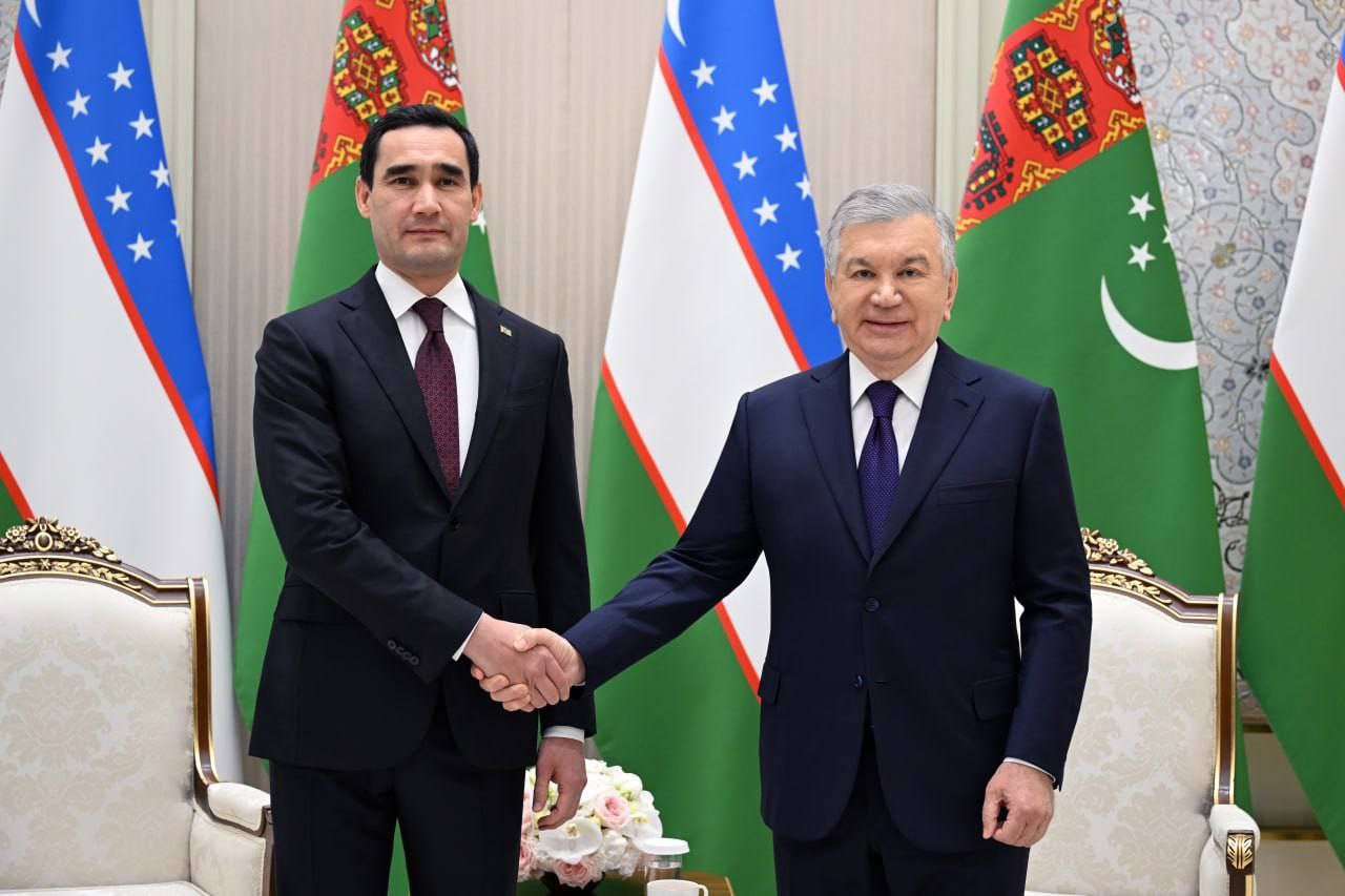 O‘zbekiston va Turkmaniston Prezidentlari uchrashuv o‘tkazdi