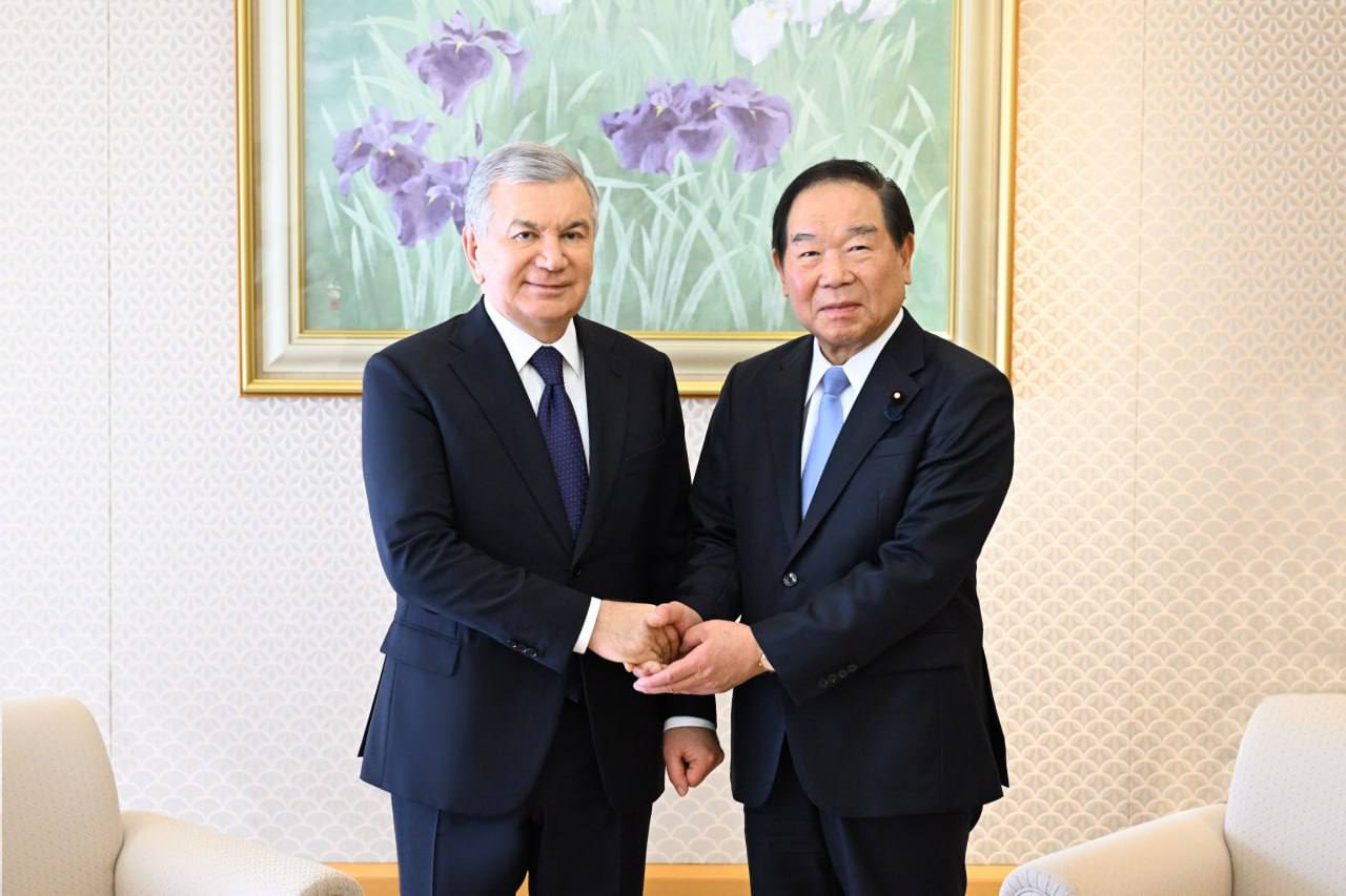 Oʻzbekiston Prezidenti Yaponiya Vakillar palatasi Spikeri bilan uchrashdi